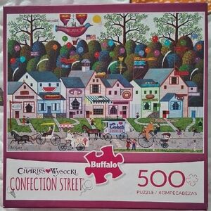 Buffalo Confection Street 500-Piece Puzzle - Multicolor